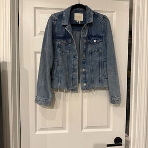 PAIGE Blue Denim Jacket for Women